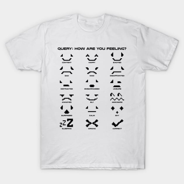 Query: How are you feeling? T-Shirt by Rodimus13